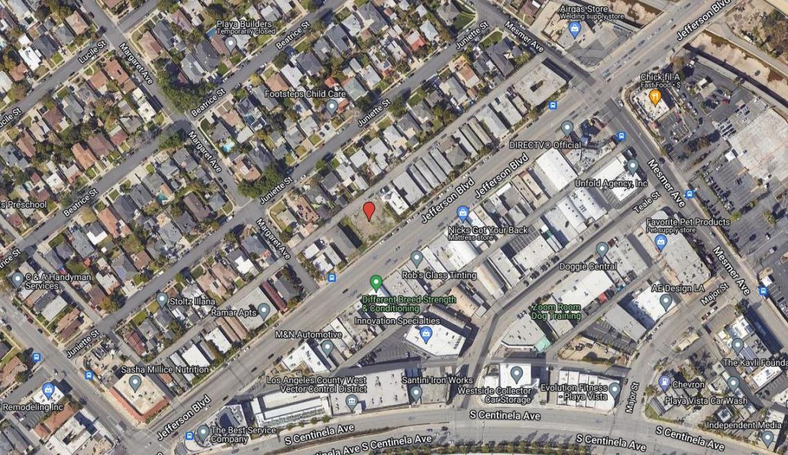 17 apartments rising at 11863 W. Jefferson Bouelvard in